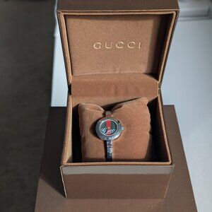 Authentic Gucci 105 Series Stainless Steel Bangle Watch